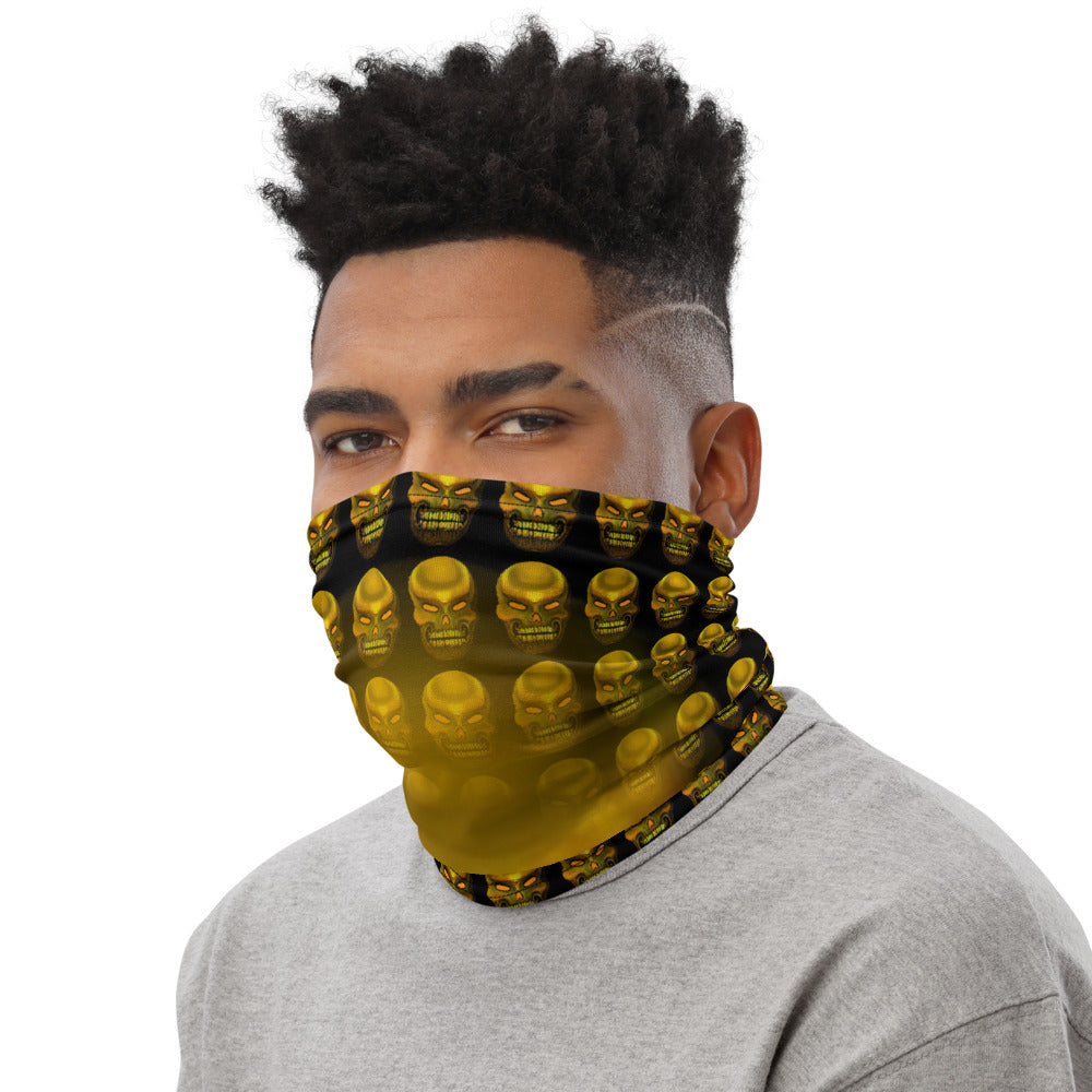 Yellow Skull Premium Neck Gaiter