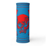 Load image into Gallery viewer, Red Skull over Blue Premium Neck Gaiter
