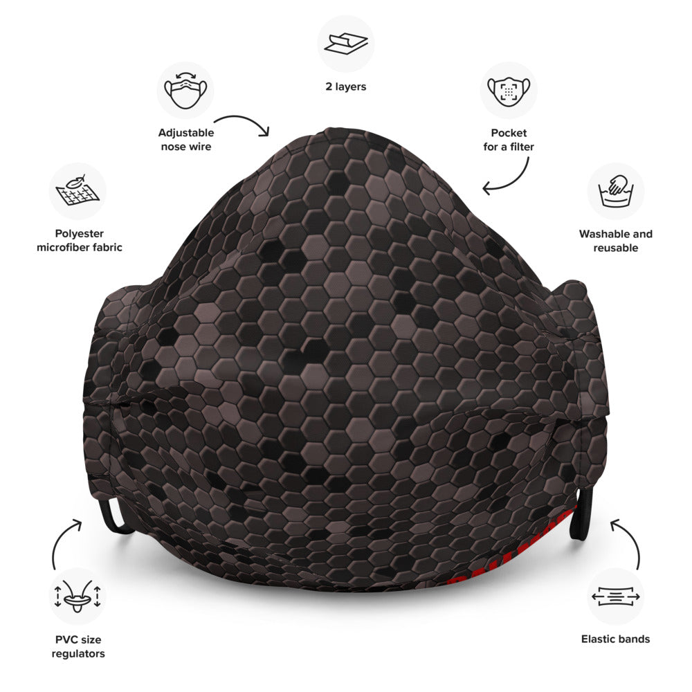 Ballmore Carbon Faker micro logo Premium Face Mask