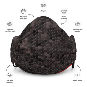 Ballmore Carbon Faker micro logo Premium Face Mask