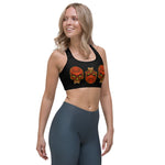 Load image into Gallery viewer, Ballmore Red Skull Sports bra
