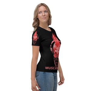 Music As Medicine (All Over Print) Women's T-shirt