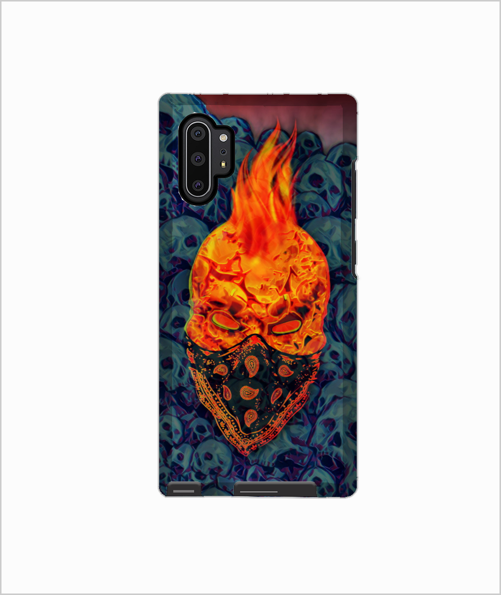 Rebel Graveyard Skull Galaxy Note 10 Plus - Tough