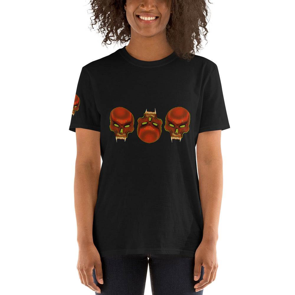 Ballmore Red Skull Gang Short-Sleeve Unisex T-Shirt