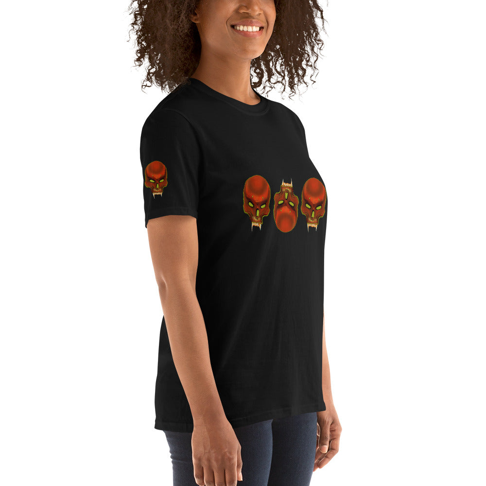 Ballmore Red Skull Gang Short-Sleeve Unisex T-Shirt