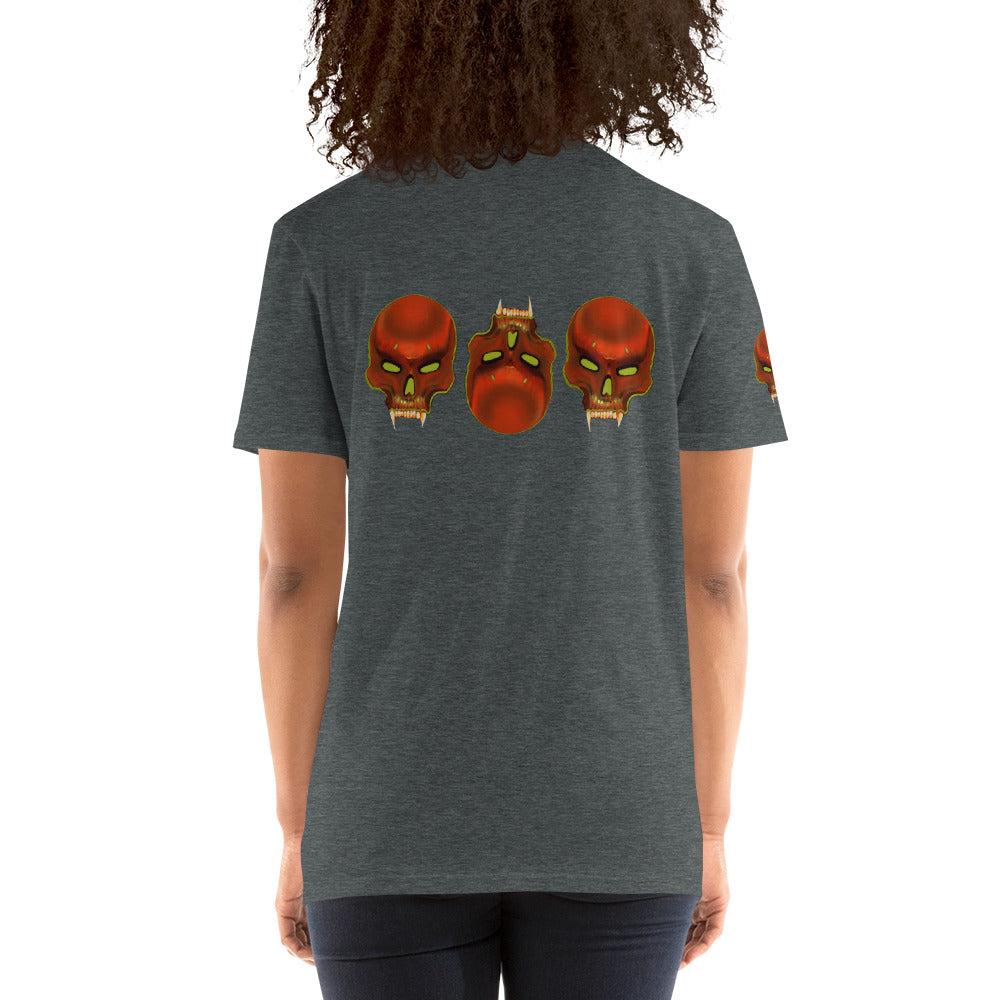 Ballmore Red Skull Gang Short-Sleeve Unisex T-Shirt